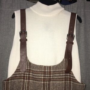 Turtleneck + Plaid Dress Bundle